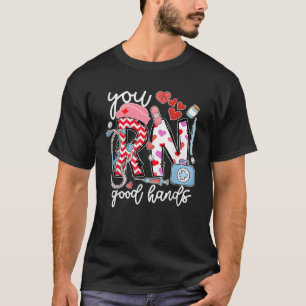 T-shirt Vous RN Bonnes Mains Jolie Infirmière Étudiante en