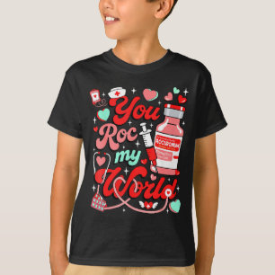 T-shirt Vous Roc Mon Monde Infirmière Fête De La Saint-Val