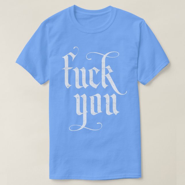 T-shirt Vous Rude Typographie Citation Conception 3 (Design devant)