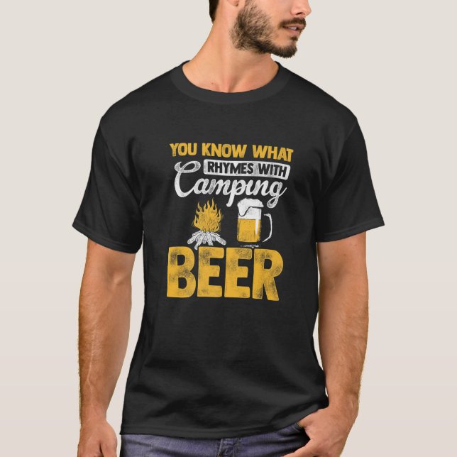 T-shirt Vous Savez Ce Qui Récit Avec Le Camping ? Camper d (Devant)