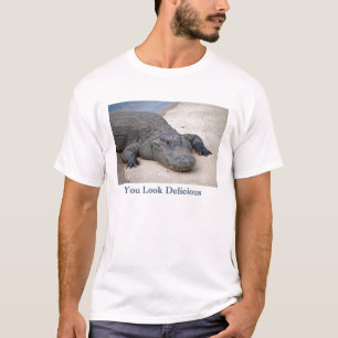 T-shirt Vous semblez la chemise délicieuse d'alligator