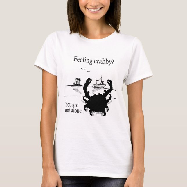 T-shirt Vous sentez du crabe ? (Devant)