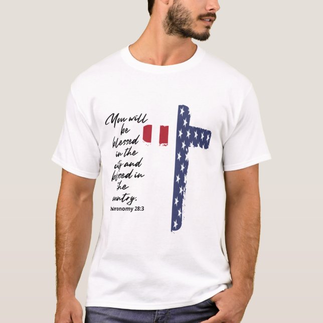 T-shirt Vous serez béni dans la Ville (Devant)
