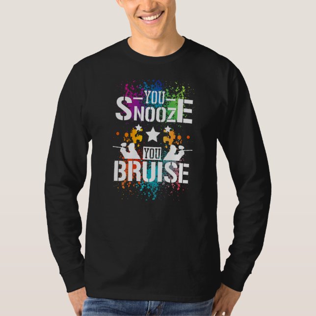 T-shirt Vous Snooze Vous Bruit Paintball (Devant)