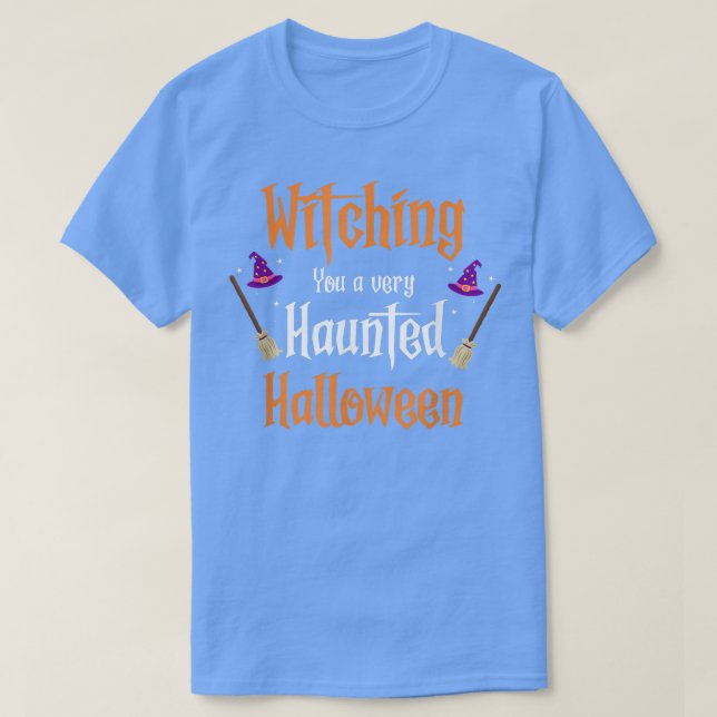 T-shirt Vous Sortir Un Très Hanté Halloween Drôle Presen (Design devant)