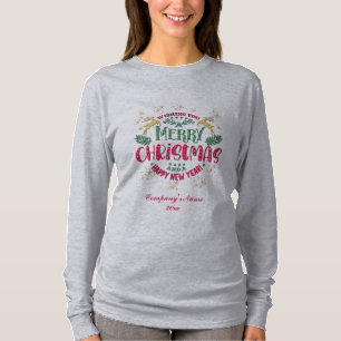 T-shirt Vous souhaitant un Joyeux Noël et une Bonne Année