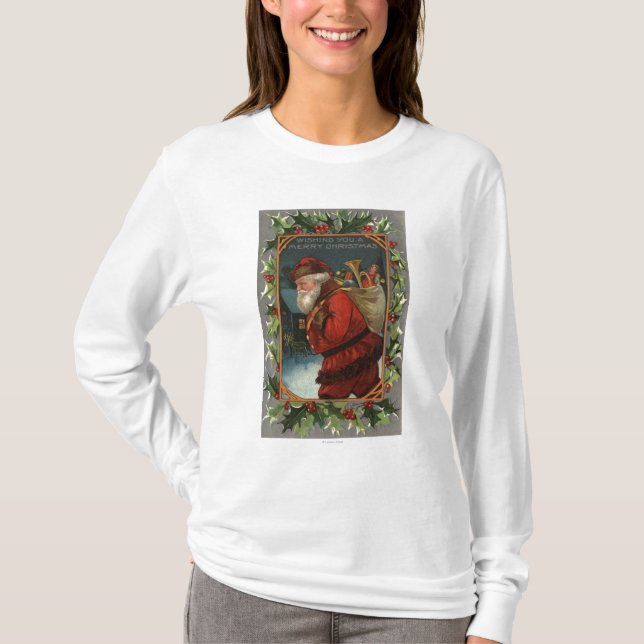 T-shirt Vous souhaitant une joyeuse marche de (Devant)