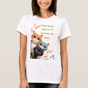 T-shirt Vous souhaite la meilleure journée qui soit, chato