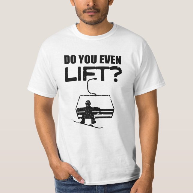 T-shirt Vous soulevez-vous même ? Chemise drôle de (Devant)