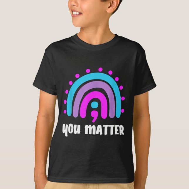 T-shirt Vous soutenez la sensibilisation à la prévention d (Devant)