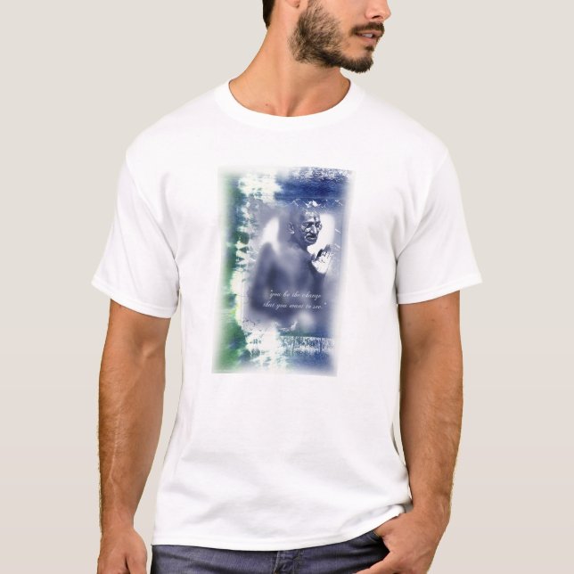 T-shirt Vous soyez le changement par Gregory Gallo (Devant)