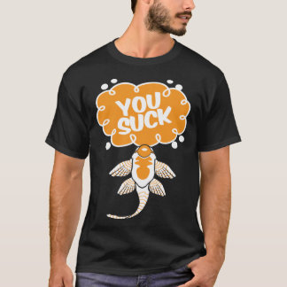T-shirt Vous Sucez Fan Aquaristique De Poisson-Chat