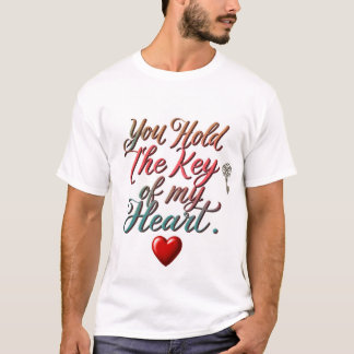 T-shirt Vous tenez la clé de mon coeur
