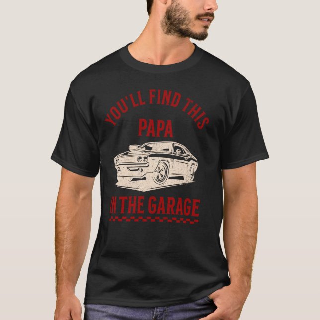 T-shirt Vous Trouverez Ce Papa Dans La Fête des pères De G (Devant)