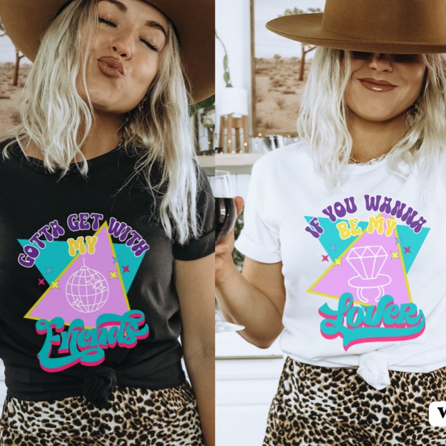 T-shirt Vous voulez être mon amoureux Drôle Retro 90s Bach (Find matching styles in our shop)