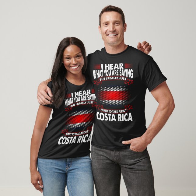T-shirt Vous Voulez Parler De Costa Rica Pays Cadeau (Unisexe)