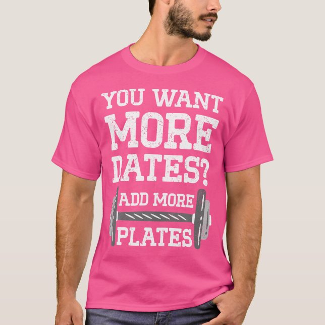 T-shirt Vous voulez plus de rendez-vous, ajoutez plus de p (Devant)