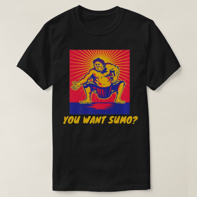 T-shirt Vous Voulez Sumo Premium (Design devant)