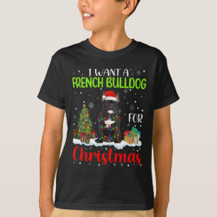 T-shirt Vous Voulez Un Chien À Balle Français Pour Noël Co