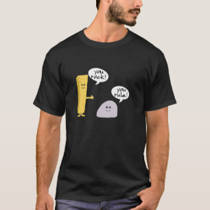 T-shirt Vous vous basculez pièce en t foncée de base de