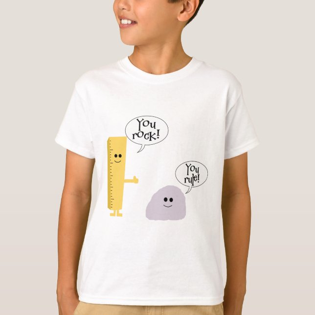 T-shirt Vous vous basculez règle (Devant)