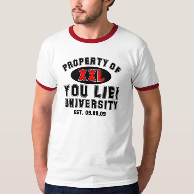 T-shirt Vous vous trouvez ! Université (Devant)