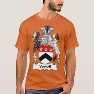 T-shirt Vowell Coat of Arms Family Crest