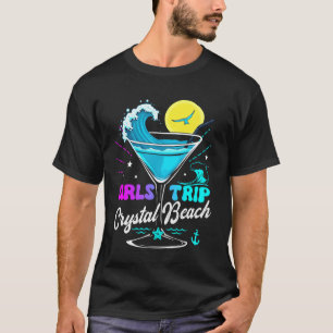 T-shirt Voyage à Crystal Beach pour les filles 2026 Annive