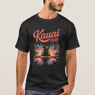 T-shirt Voyage à Kauai 2026 Hawaï Vacances sur une île tro