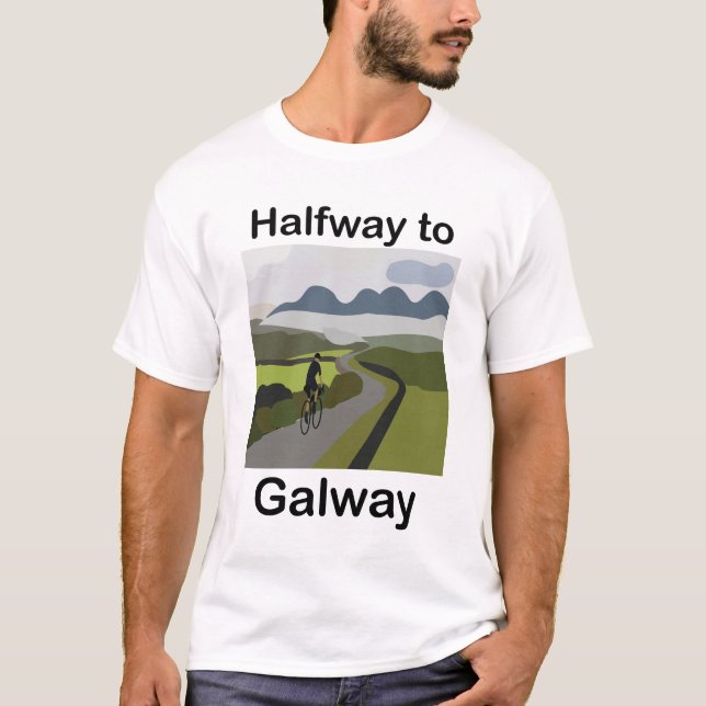 T-shirt Voyage à mi-chemin de Galway (Devant)