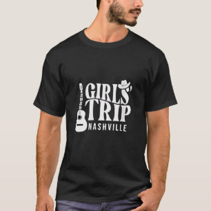T-shirt Voyage à Nashville pour filles 2025 Vacances d'été