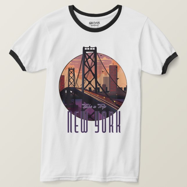 T-shirt Voyage à New York (Design devant)