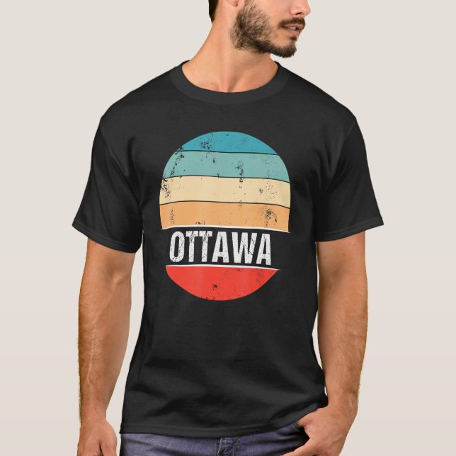T-shirt Voyage à Ottawa Canada (Devant)