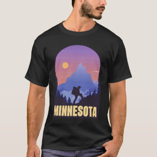 T-shirt Voyage à pied Minnesota State USA Souvenir
