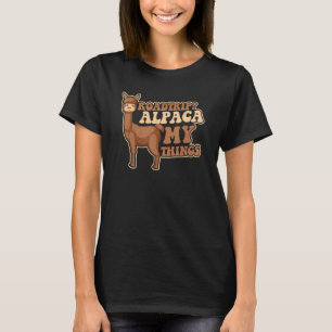 T-shirt Voyage Alpaca Mes Choses Pako Huacaya Lama Alpaca