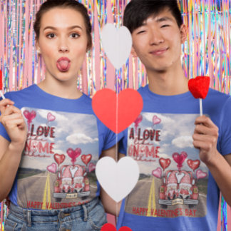 T-shirt Voyage Amour Comme Gnome Autre Joyeux Valentines D