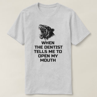 T-shirt Voyage amusant chez le dentiste