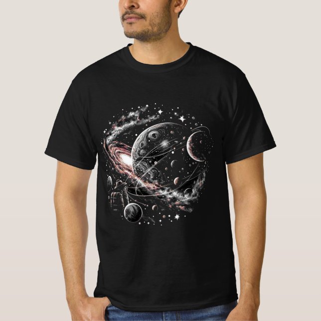 T-shirt Voyage au Cosmos (Devant)