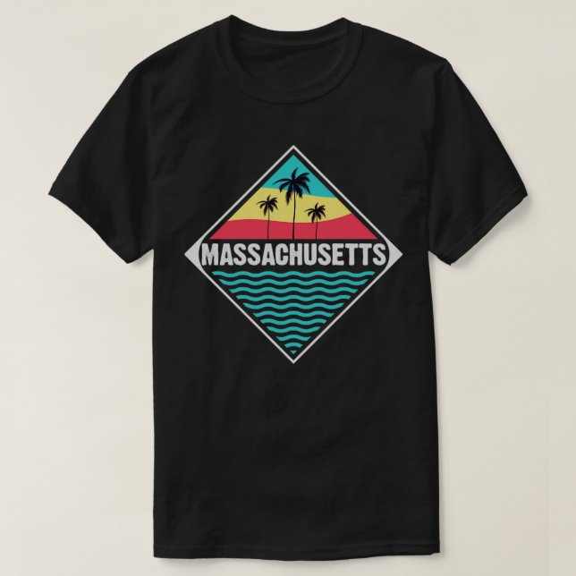 T-shirt Voyage au Massachusetts (Design devant)