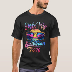 T-shirt Voyage aux Caraïbes 2026 Vacances d'été assorties
