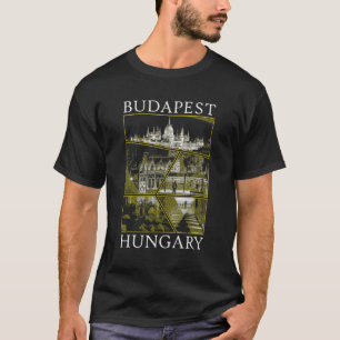 T-shirt Voyage Budapest Hongrie Europe