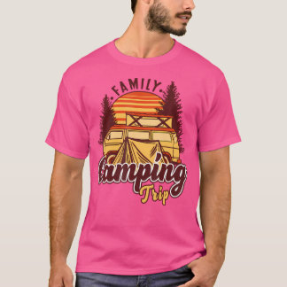 T-shirt Voyage Camping en famille2023 Réunion d'équipage C