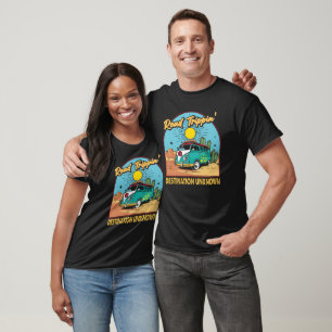 T-shirt Voyage, Chemise de Voyage, Chemise de Vacances, Vo