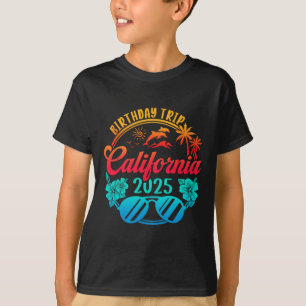 T-shirt Voyage d'anniversaire en Californie Croisière de v