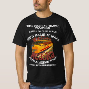 T-SHIRT VOYAGE DANS LE TEMPS MACHINE VACANCES ALASKA NINA'