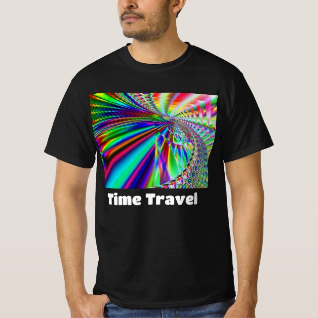 T-shirt Voyage dans le temps ( vous pouvez modifier les mo (Devant)