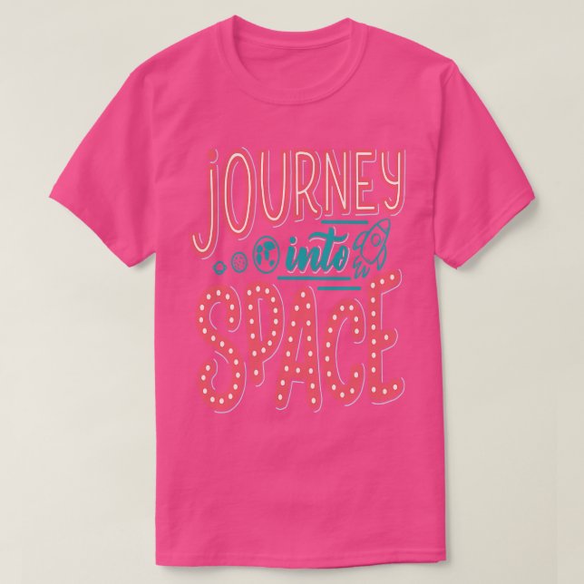 T-shirt Voyage Dans L'Espace (Design devant)