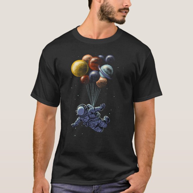 T-shirt Voyage dans l'espace (Devant)