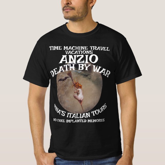 T-SHIRT VOYAGE DANS UNE MACHINE À TEMPS ANZIO MORT GUERRE (Devant)