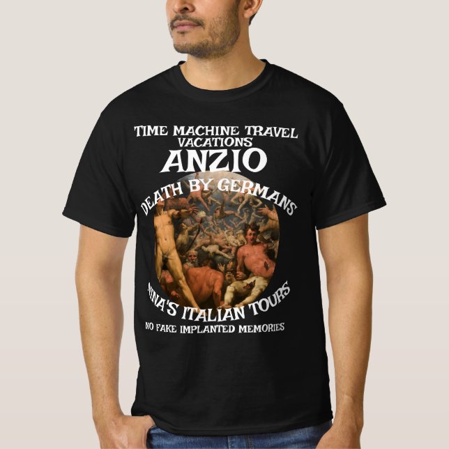 T-SHIRT VOYAGE DANS UNE MACHINE À TEMPS ANZIO MORT GUERRE (Devant)